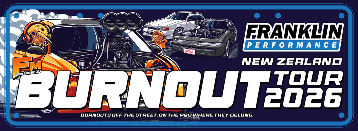NZ Burnout Tour Event Plates