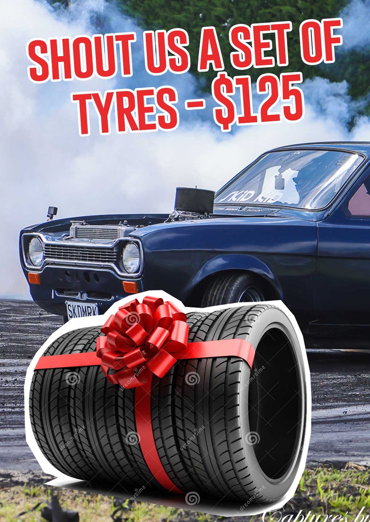 Sponsor a Set of Tyres
